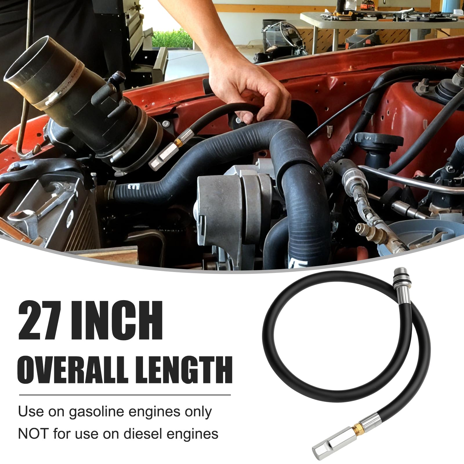 MainUseool TDC whistle fits 14mm and 18mm spark plug ports for broad compatibility.