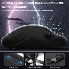 MAITUYU windproof straps securing Beetle Bug cover on windy days