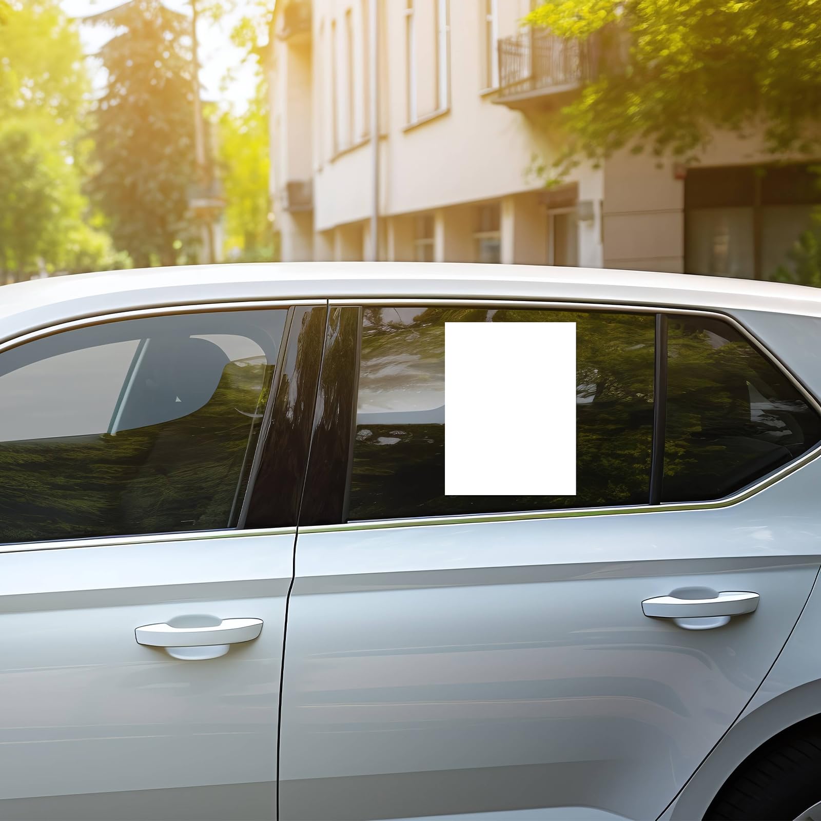 Maitys easy-peel exterior window stickers for fast, clean application.