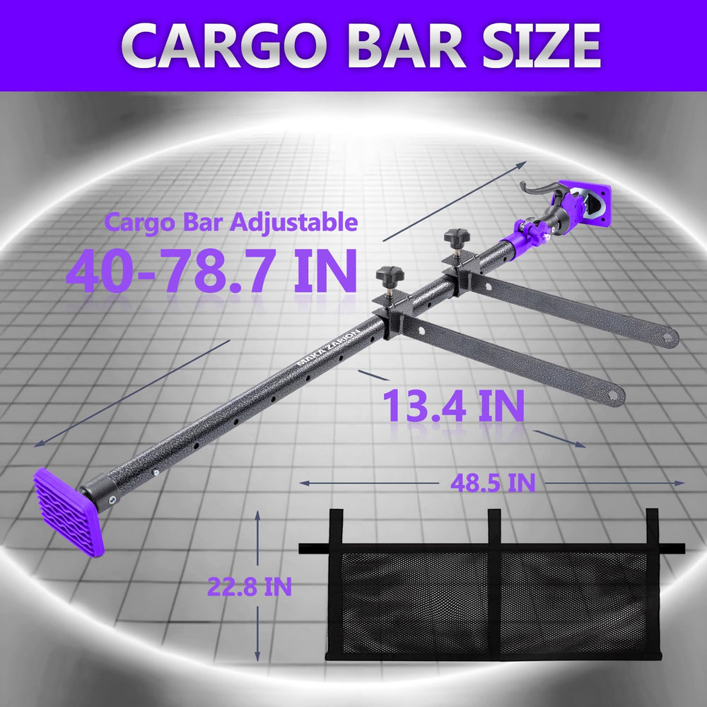 MAKA ZARION cargo net helps organize loose items safely