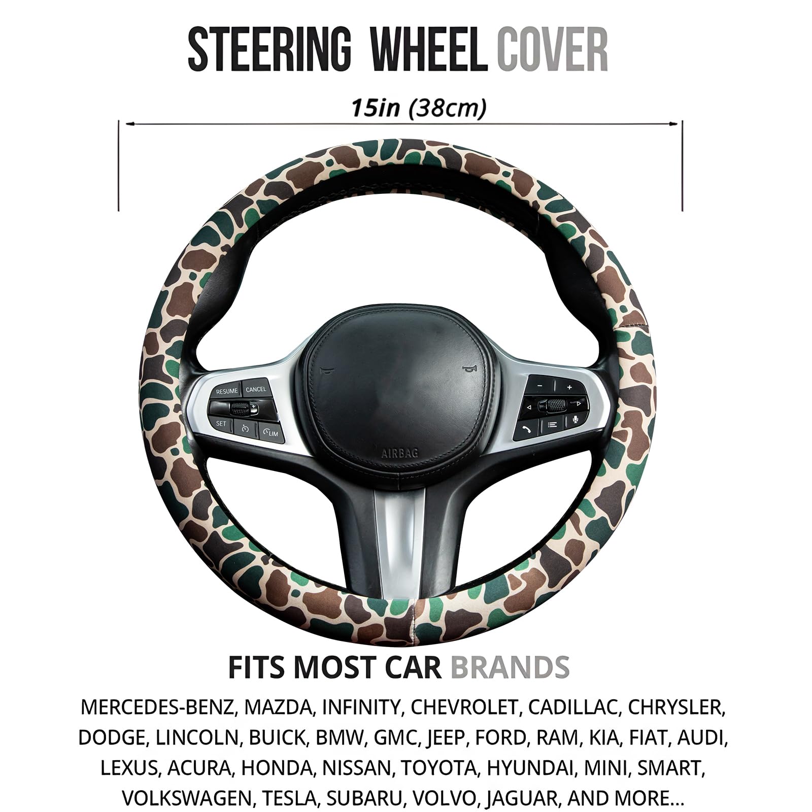 MAKLUVL easy-install illustration showing quick fit to most wheels