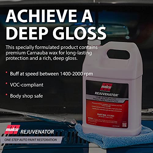 Brighten sun-damaged clear coats with Malco Rejuvenator’s restoration action.