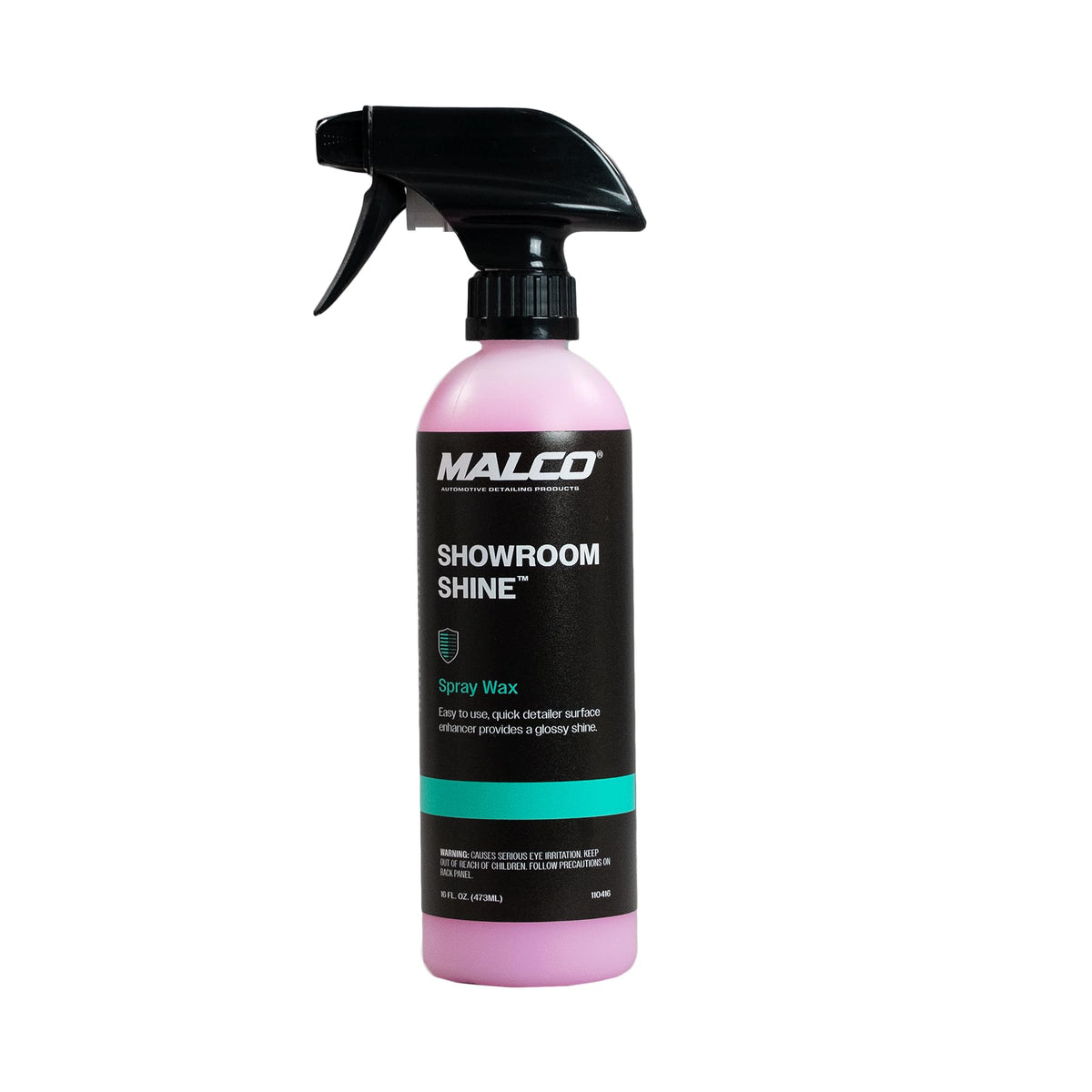 Malco Showroom Shine bottle pour for quick spray-on protection and ease of use.