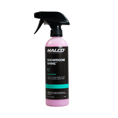 Malco Showroom Shine bottle pour for quick spray-on protection and ease of use.