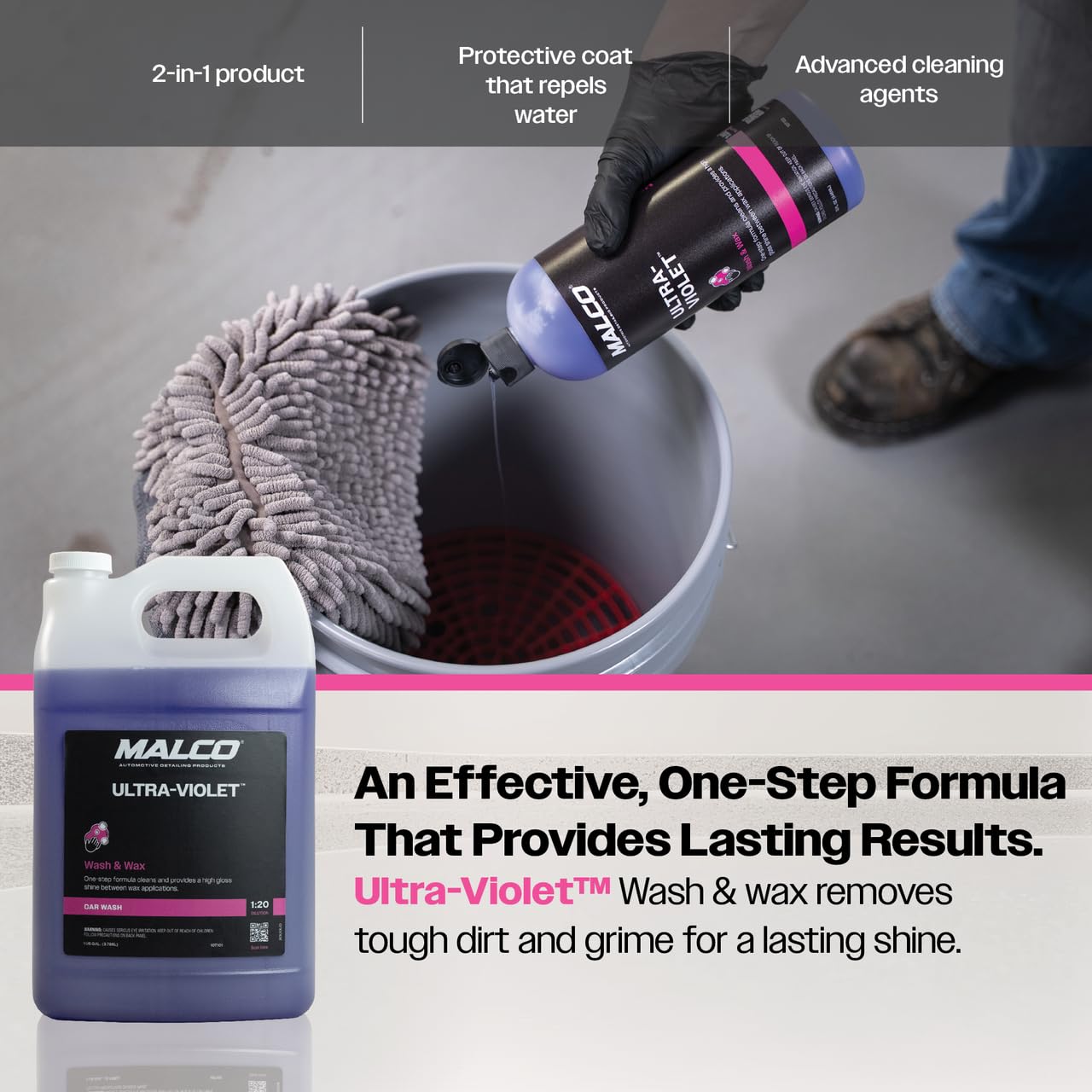 Malco VOC compliant formula ensures safe detailing environments.
