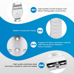 Malictele 2/0 AWG terminals for robust power transmission.
