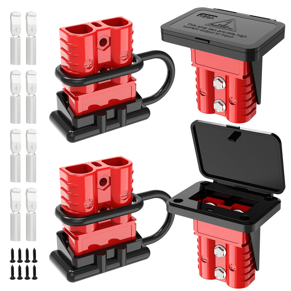 Malictele Anderson 120A connector: compact, high-current power link for demanding equipment.