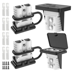 Malictele Anderson 120A gray connector side view highlighting rugged outdoor durability.