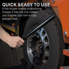 Malterzer tire checker length 16.5 inches enables quick pressure checks.
