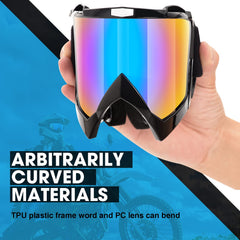 Adjustable strap on MAMBAOUT goggles fits most helmets securely