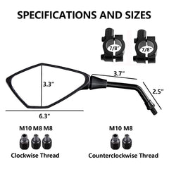 Mamiko adapter 10mm-to-8mm mount enables cross-brand compatibility.