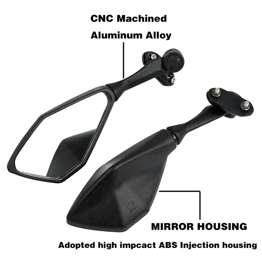 Mamiko rear view mirror left for CBR1000RR maintains stability at high speeds
