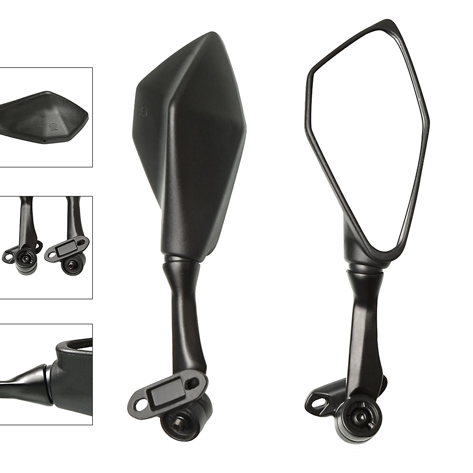 Mamiko rear view mirror right for CBR300R offers steady visibility during fast riding