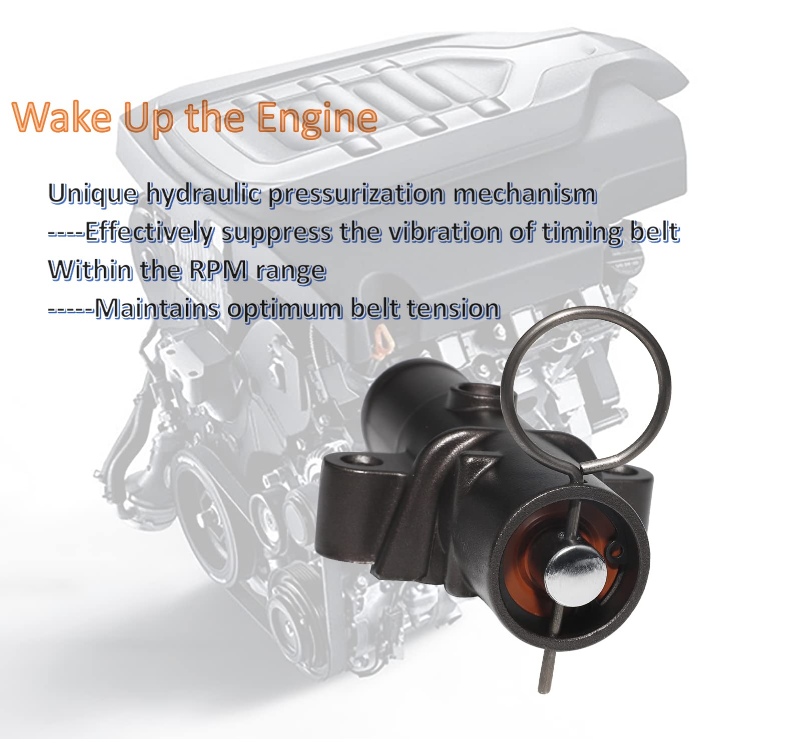 INSTALLATION tips image guides safe replacement steps for timing belt cover removal.
