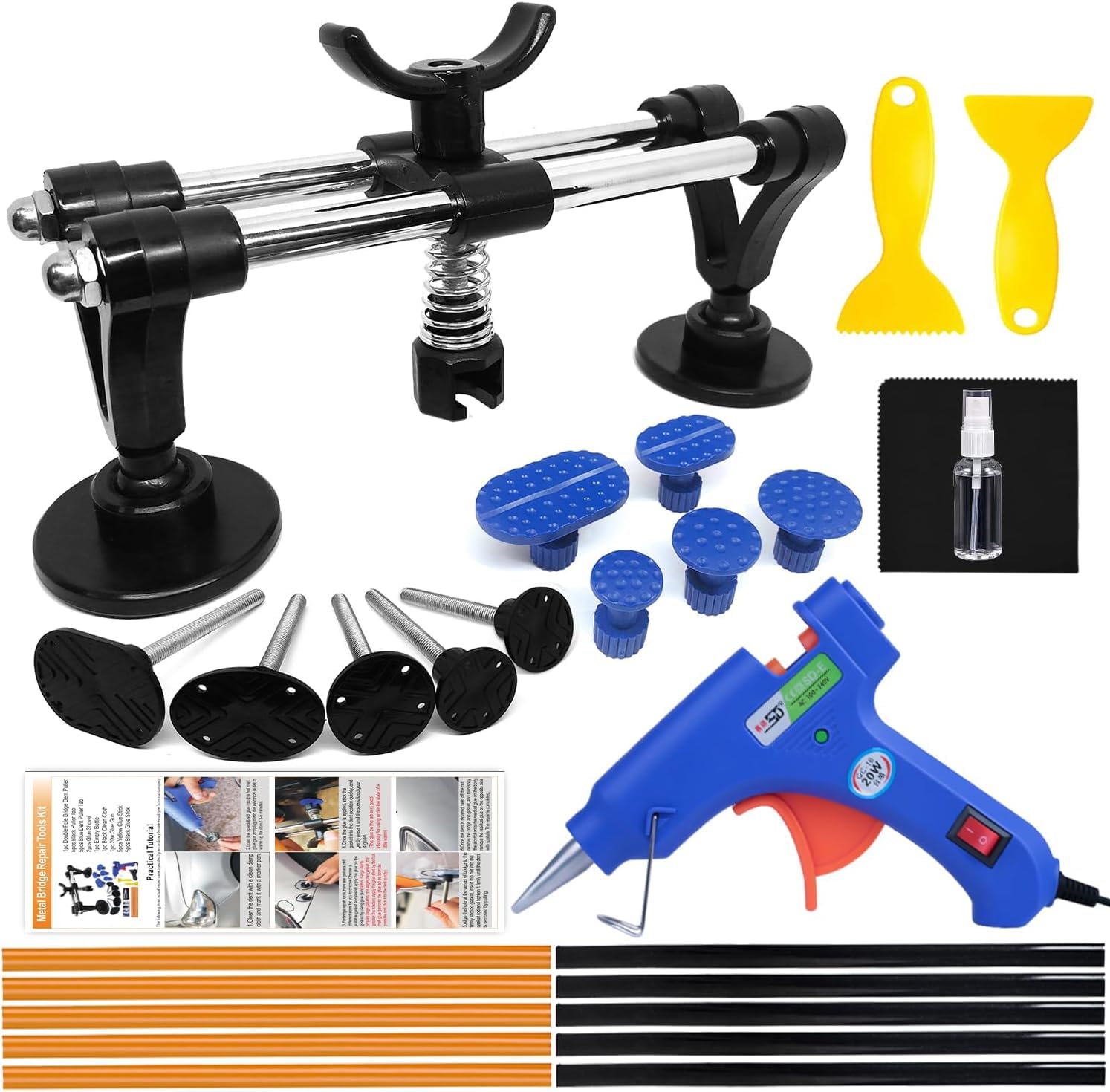 Manelord double pole bridge dent puller ready for precise dent removal.