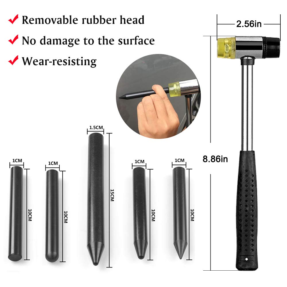 Manelord hot glue compatibility supports adhesion for deeper dents