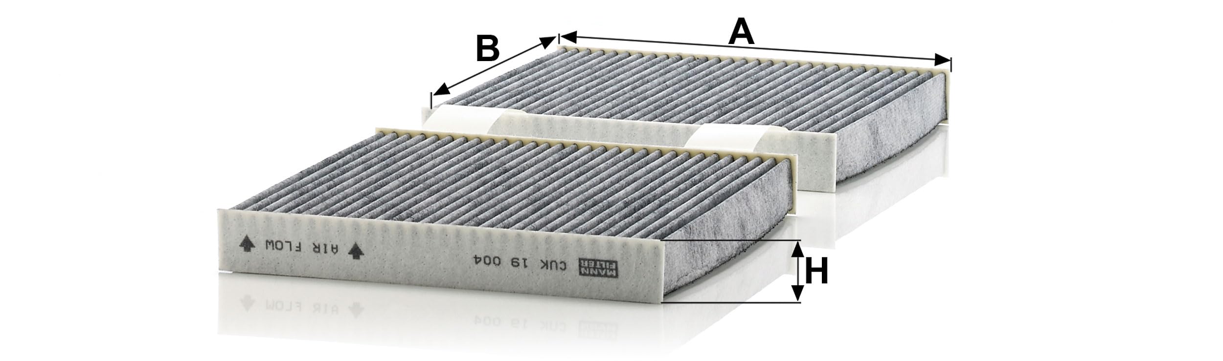 MANN-FILTER recommends a 12-month replacement for consistent air quality.