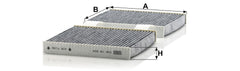 MANN-FILTER recommends a 12-month replacement for consistent air quality.