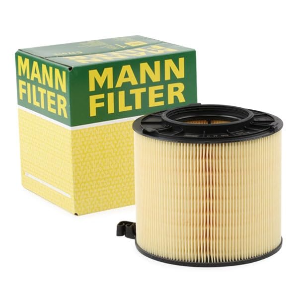 MANN-FILTER C 17 013 embossed pleats detail enhances stability under high flow.