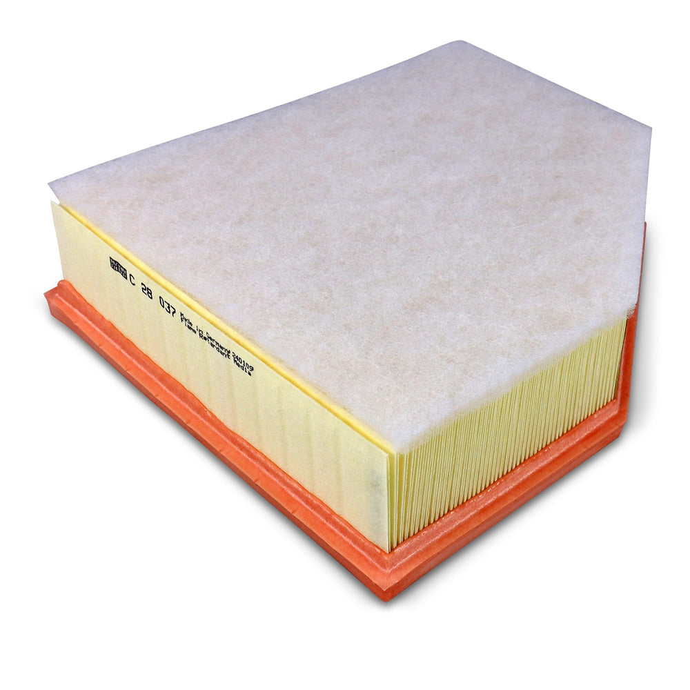 MANN-FILTER C 28 037 seal-focused image emphasizes tight gasket for clean intake.
