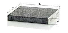 MANN-FILTER CUK 1919 easy installation for quick cabin upgrades.