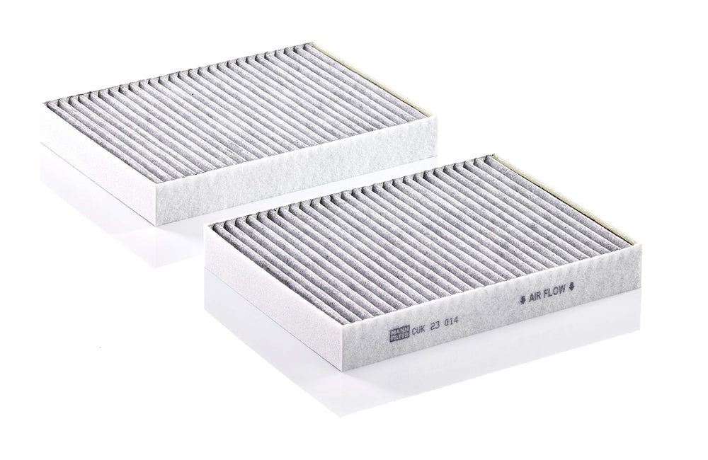 MANN-FILTER CUK 23 014-2 activated carbon layer reduces odors and gases inside