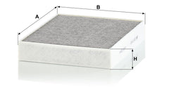Easy-install graphic showing quick replacement to maintain clean cabin air.