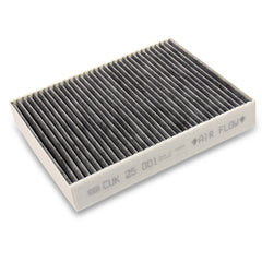 Front view of cabin air filter ready for installation in vehicles.