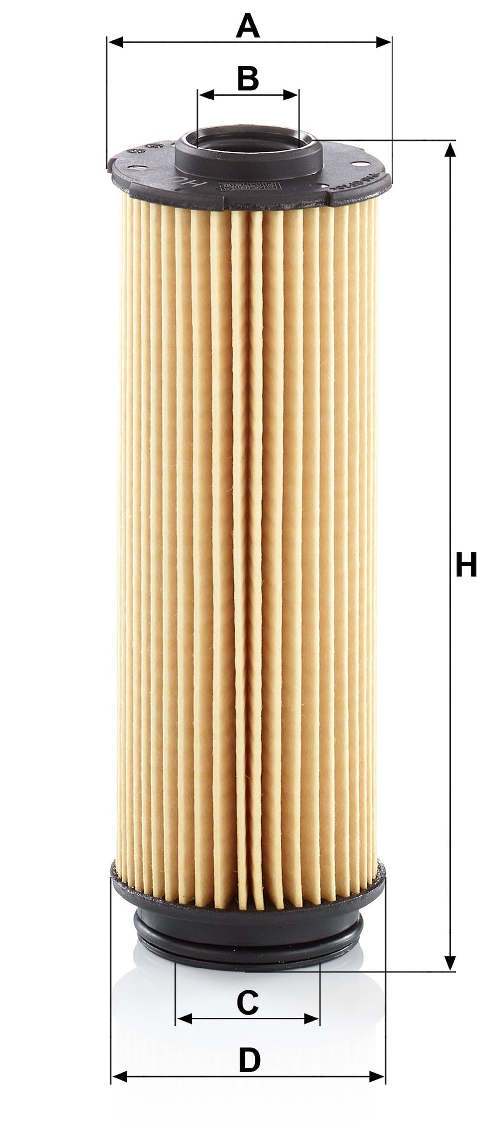 MANN-FILTER HU 6022 z filtration media remains stable under extreme engine conditions