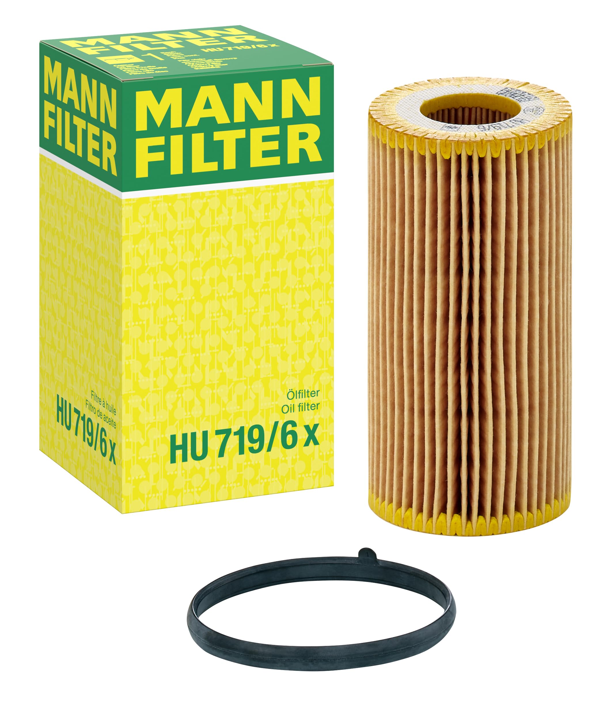 Mann Filter HU 719/6x oil filter for Audi RS3 improves engine protection