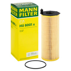 Mann Filter HU 8001x cartridge oil filter for clean engine oil