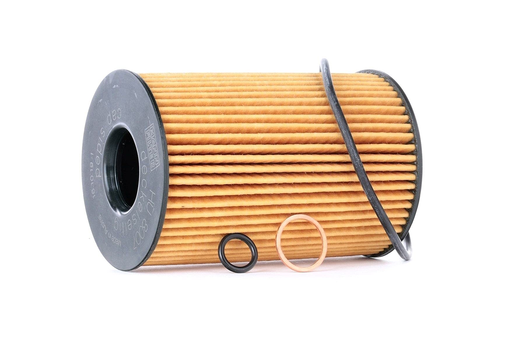 MANN-FILTER HU 8007z cartridge oil filter for optimal engine protection and quick oil flow.