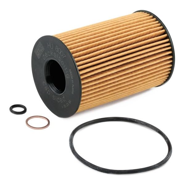 MANN-FILTER HU 8007z O-rings remain flexible for lasting seal integrity.