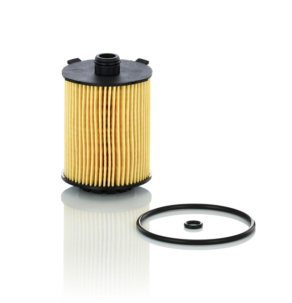 MANN-FILTER HU 8014Z cartridge image highlights end caps and sealing features.