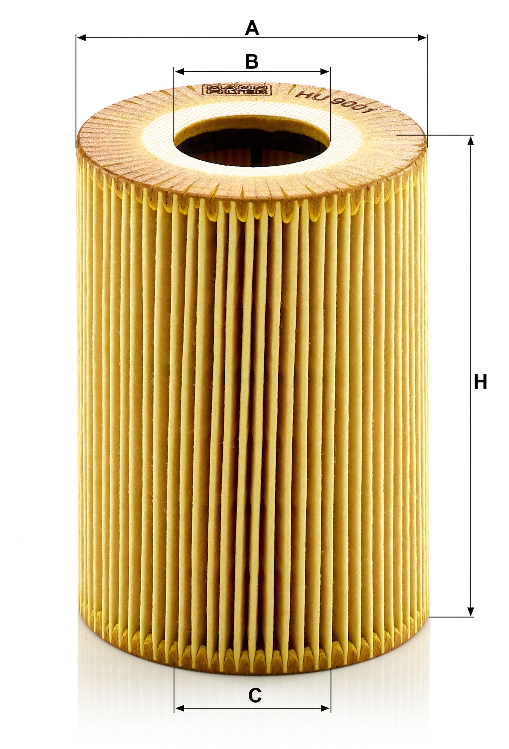 Mann Filter HU 9001x packaging box ready for storage and quick replacement.