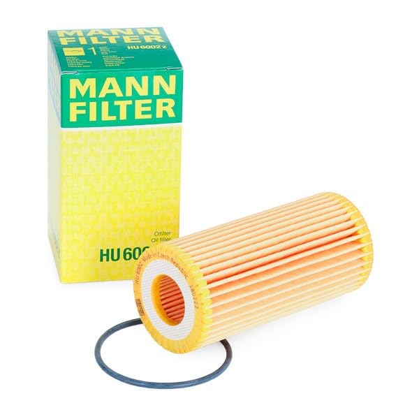MANN FILTER HU6002Z oil filter packaging shows compact, easy-install design.