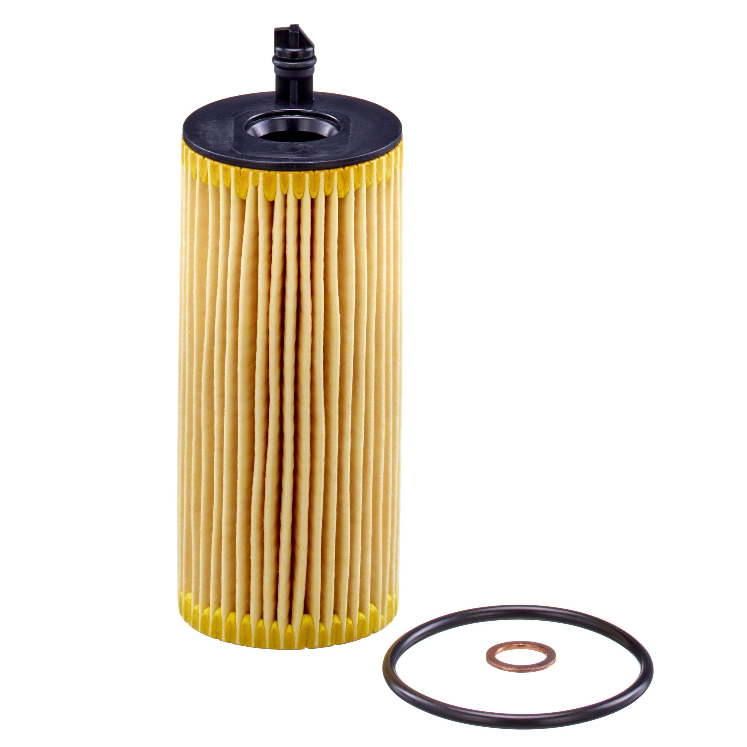 MANN-FILTER HU 6004 x end caps image highlighting secure seal for durable filtration.