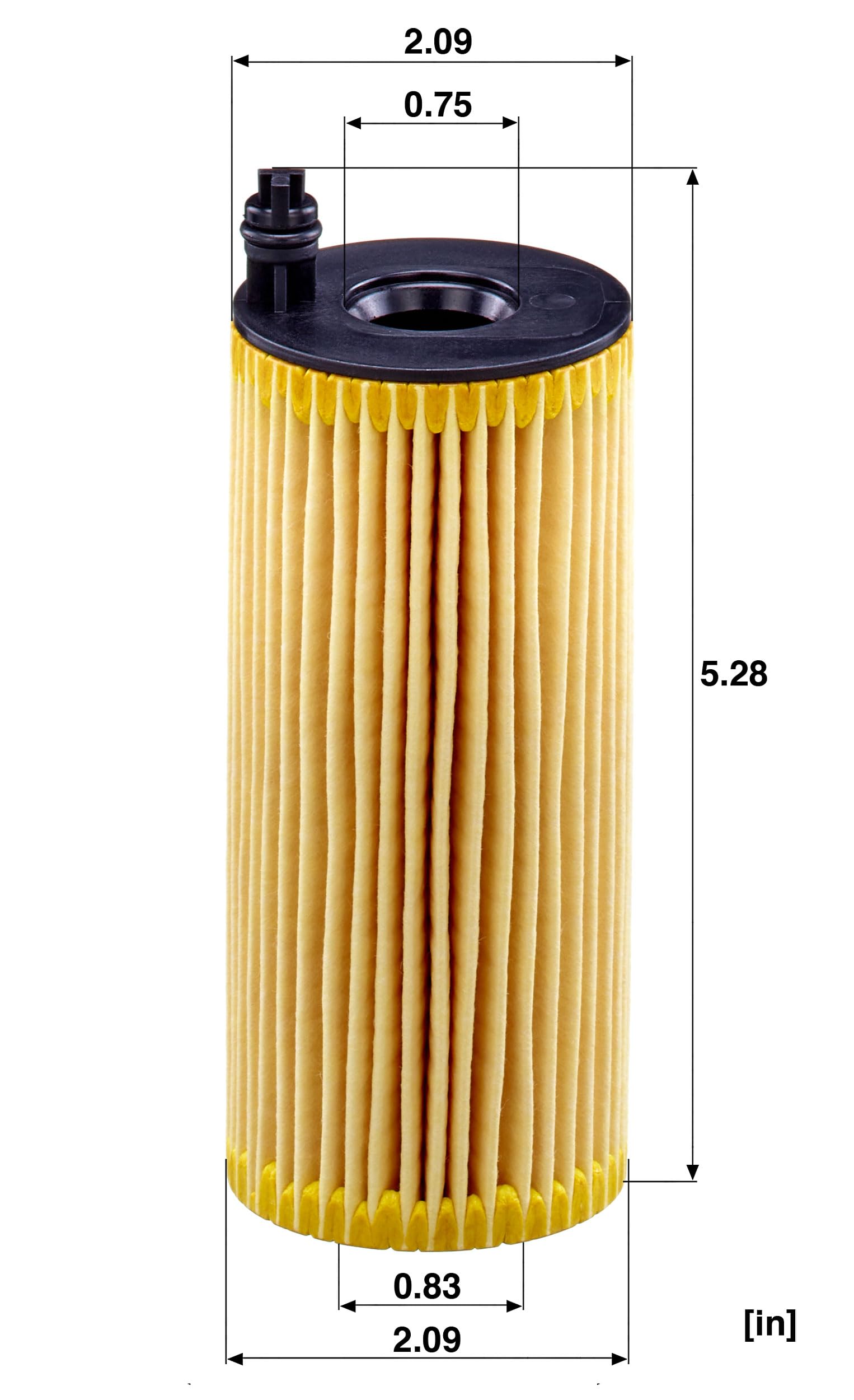 MANN-FILTER HU 6004 x O-rings demonstrating flexible seal under heat and pressure.