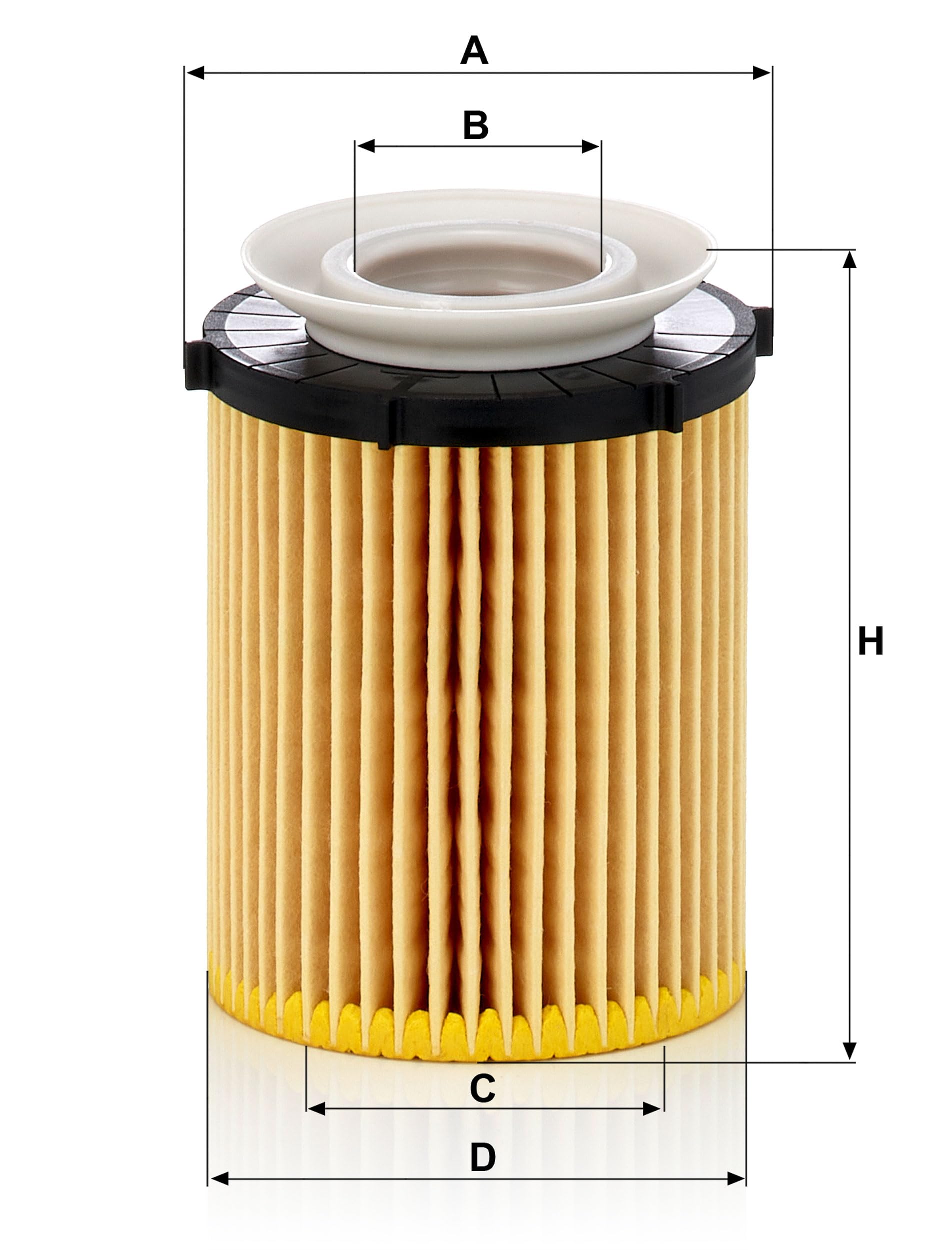 MANN-FILTER HU 711/6z oil filter packaging ready for European car applications.