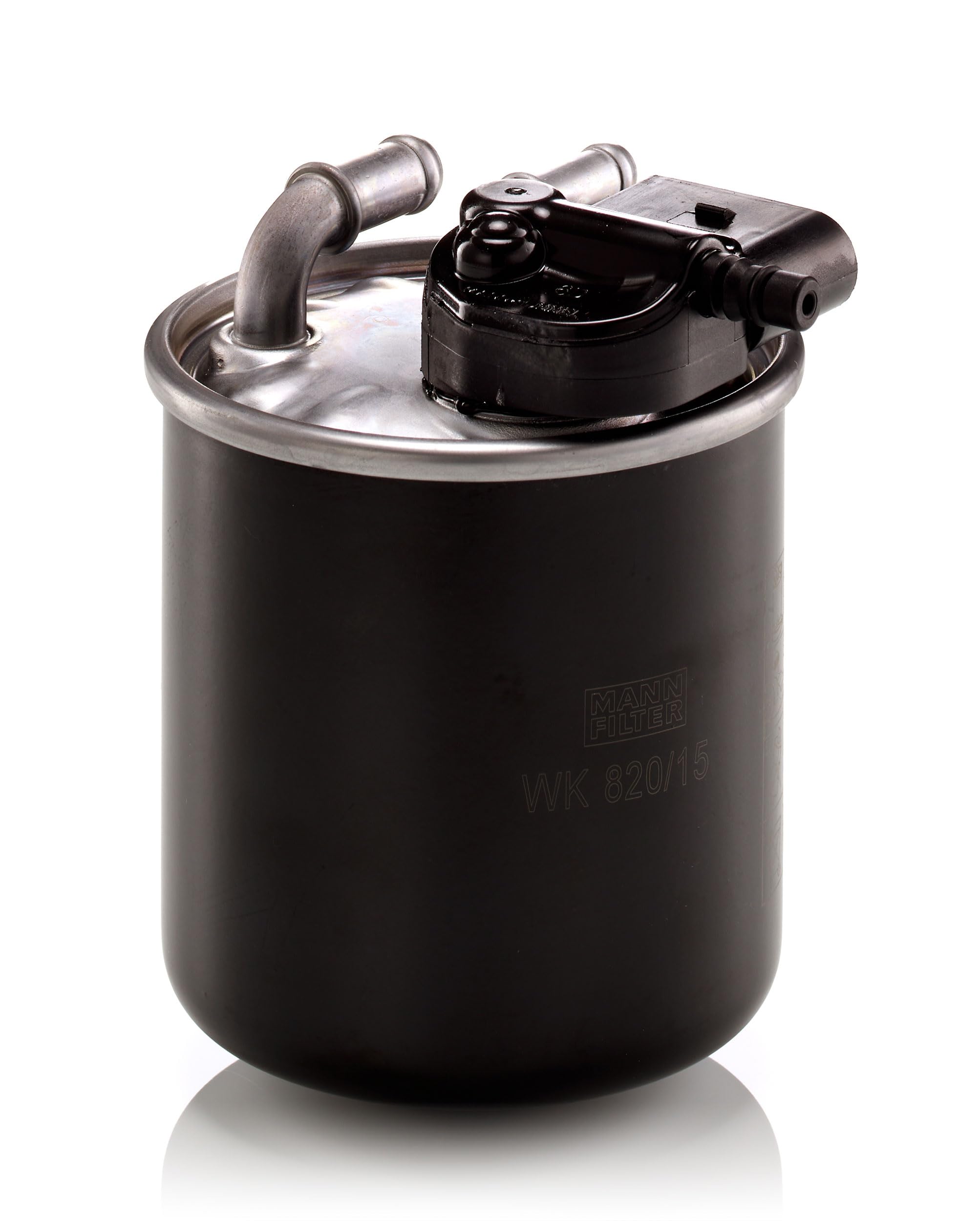 MANN-FILTER WK 820/15 side profile; designed for reliable filtration under demanding conditions.