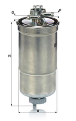 Mann Filter WK853/3X packaging shot highlights easy replacement.
