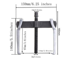 MANNIFEN CR-V puller adjustment screw shows precise clamping for secure grip.