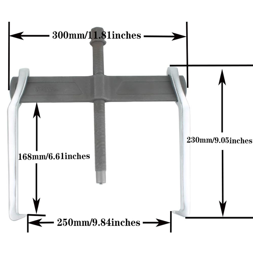 MANNIFEN gear puller demonstrates pulley and flywheel removal application.