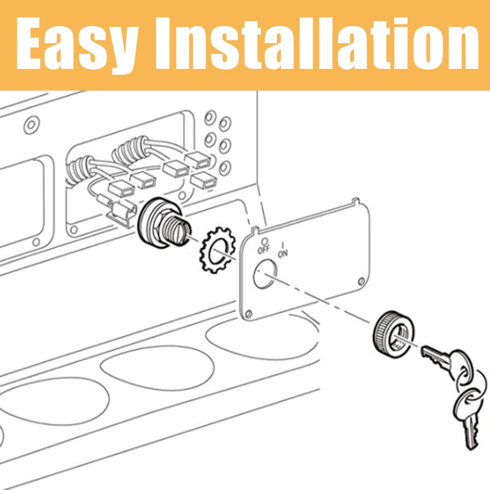 MANUTEX face nut for steady installation