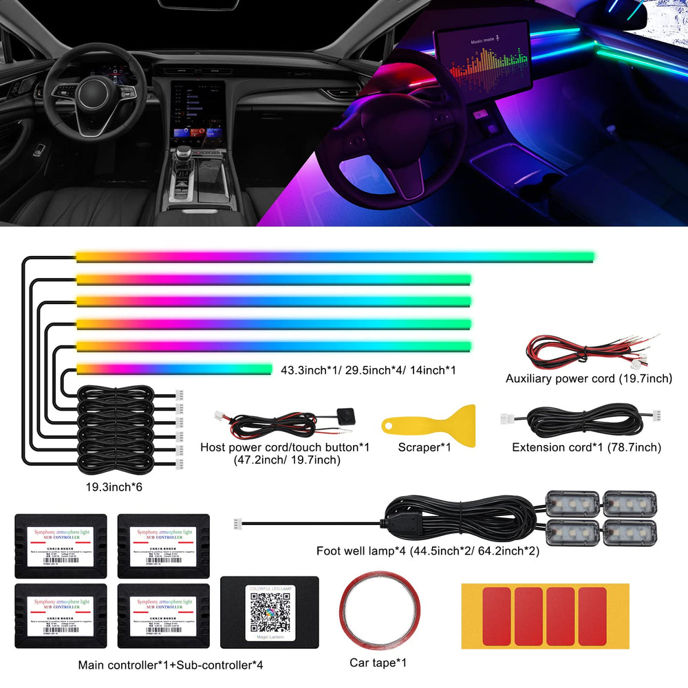 MAODANER Dreamcolor 175-inch kit offers versatile cabin lighting options.
