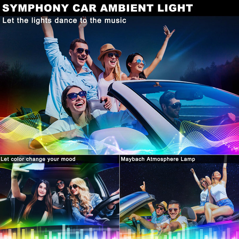 MAODANER Dreamcolor cuttable acrylic ambient strip for precise fit