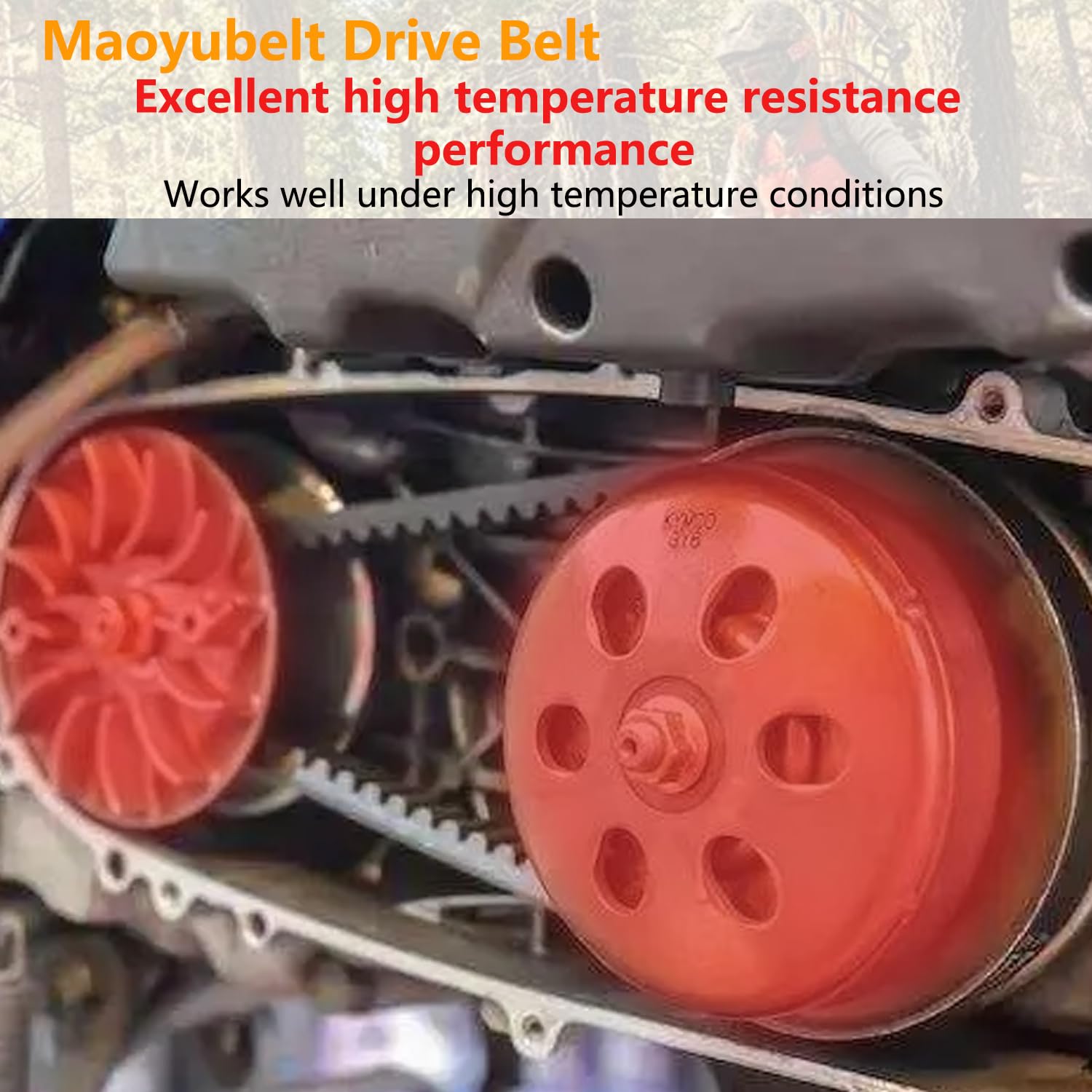 Maoyubelt belt with 46.76-inch length for precise fit and correct tension.