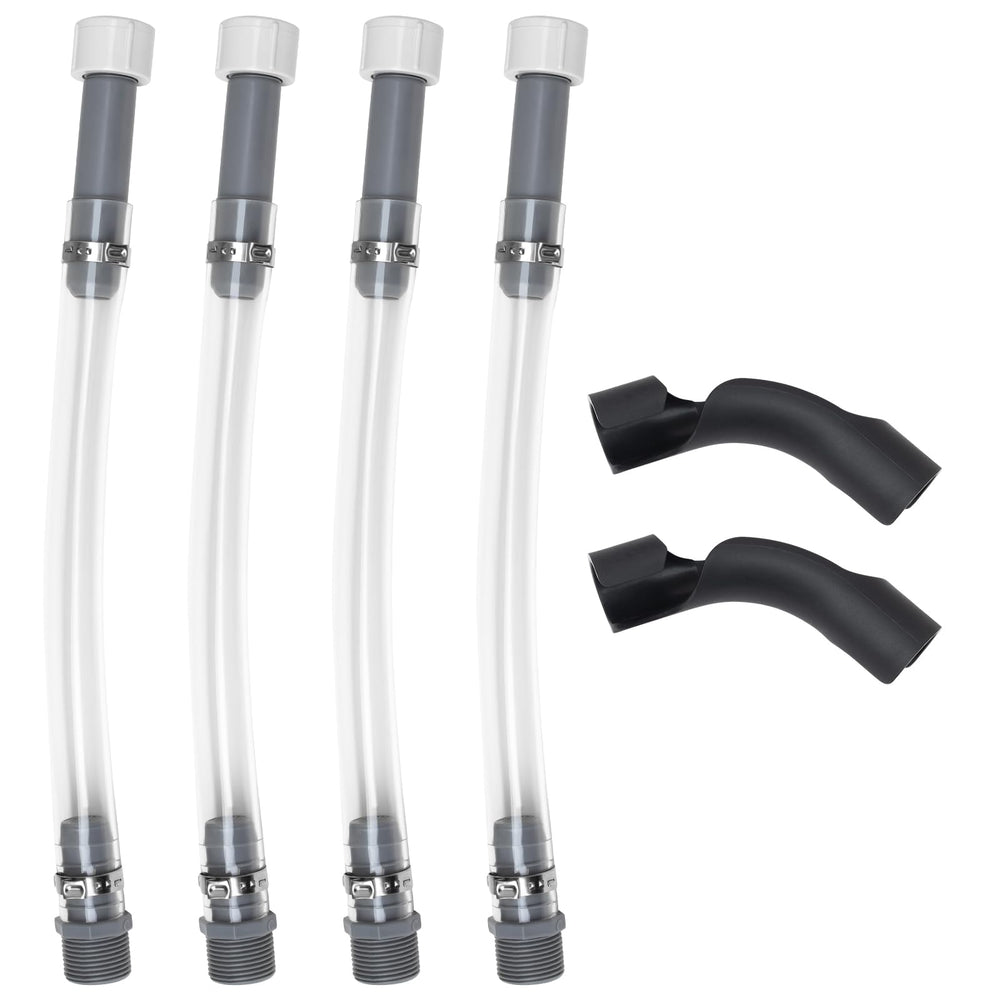 Mapleza four-pcs hoses bundle for versatile refueling at home or track