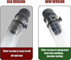 Mapleza hose compatible with five-point-five gallon jugs for versatile fueling.