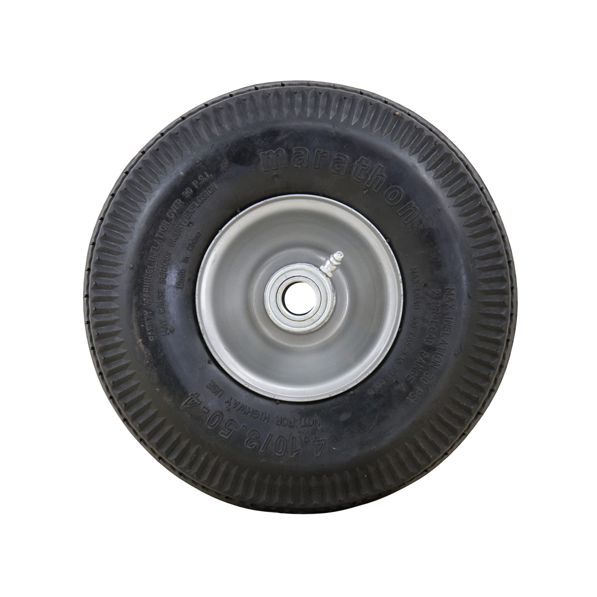 Marathon 20011 tread detail highlights sawtooth traction for easy maneuverability